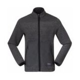 Bergans - Nordmarka ReWool Pile Midlayer Jacket - Donkergrijs - Gerecyclede Wol