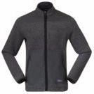Bergans - Nordmarka ReWool Pile Midlayer Jacket - Donkergrijs - Gerecyclede Wol