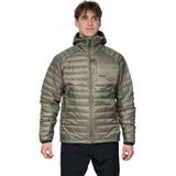 Bergans - Vaagaa Light Down Jacket Hood - Jas - Green Mud - 100% Gerecycled Polyamide