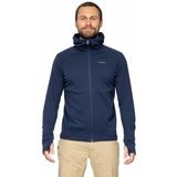 Bergans - Rabot Merino Tech Midlayer Hoodie - Navy Blue - Merinowol