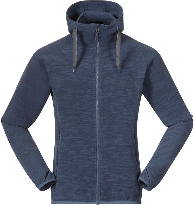 Bergans - Men Hareid Fleece Jacket - Granite Blue - Vest