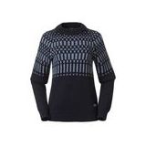 Bergans - Nordmarka Merino Jumper - Trui - Navy Blue/Husky Blue - 100% Merinowol