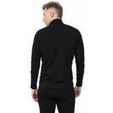Bergans - Inner Dual Merino Half Zip - Trui - Zwart - Merinowol/Polyester