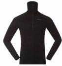 Bergans - Inner Dual Merino Half Zip - Trui - Zwart - Merinowol/Polyester