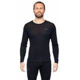 Bergans - Inner: Dual Merino Long Sleeve - Longsleeve - Zwart - Merinowol/Polyester/Polyamide
