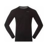 Bergans - Inner: Dual Merino Long Sleeve - Longsleeve - Zwart - Merinowol/Polyester/Polyamide