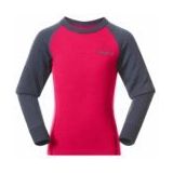 Bergans - Inner: Dual Merino Kids Long Sleeve - Raspberry Pink/Granite Blue - Longsleeve