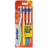 Jordan - Total Clean - Tandenborstel - 4-pack