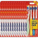 Jordan Tandenborstel Total Clean Medium Set Van 4 Stuks Voordeelverpakking