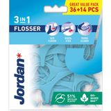 6x Jordan 3-in-1 Flosser 36 stuks