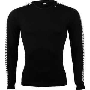 Helly Hansen - Lifa Stripe Crew - Ondershirt - Zwart - 100% Polypropylene