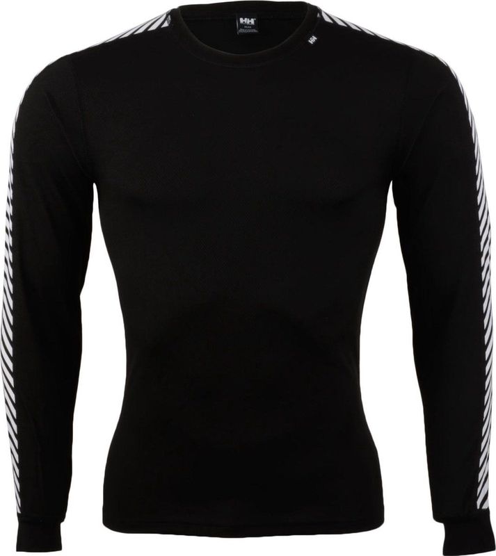Helly Hansen - Lifa Stripe Crew - Ondershirt - Zwart - 100% Polypropylene