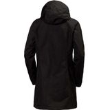 Helly Hansen Regenjas Aden voor Dames - Zwart - Lange Pasvorm