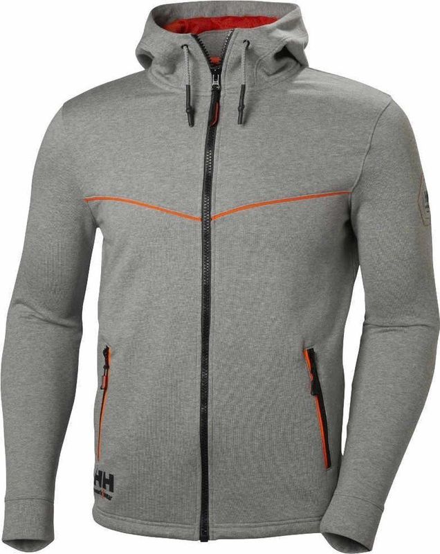 Helly Hansen Chelsea Evolution Hoodie - Grijs | Oranje