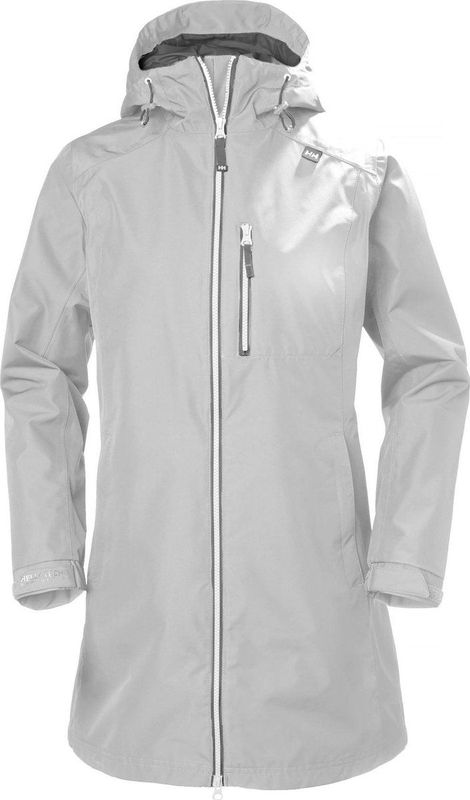 Helly Hansen - Long Belfast Jacket - Regenjas - White - 100% Polyester