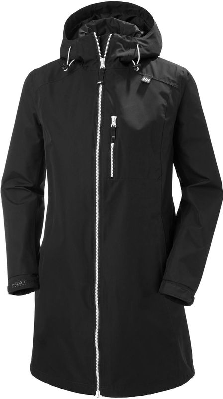 Helly Hansen - Long Belfast Jacket - Regenjas - Zwart - 100% Polyester