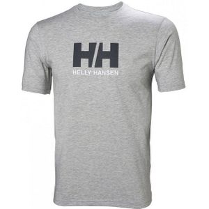 Helly Hansen Mens HH Logo T-Shirt, L, Grey Melange