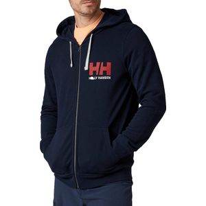 Helly Hansen - Hh Logo Hoodie - Blauw - Katoen