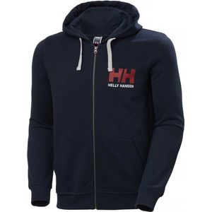 Helly Hansen HH Logo Capuchon Trui met Doorlopende Rits Heren, navy