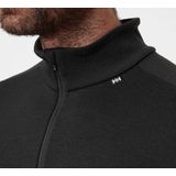 Ondershirt Helly Hansen Men Lifa Merino Midweight 1/2 Zip Black