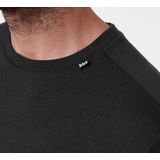 Helly Hansen - Lifa Merino Midweight Crew - Ondershirt - Black - 57% Merino Wol / 43% Polypropyleen