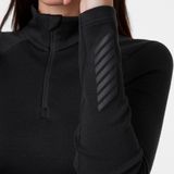 Helly Hansen - Lifa Merino Midweight - Thermoshirt - Black - 57% Merino Wol / 43% Polypropyleen