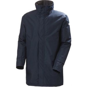 Helly Hansen - Dubliner Insulated Long Jacket - Heren - Blauw