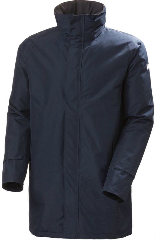 Helly Hansen - Dubliner Insulated Long Jacket - Heren - Blauw