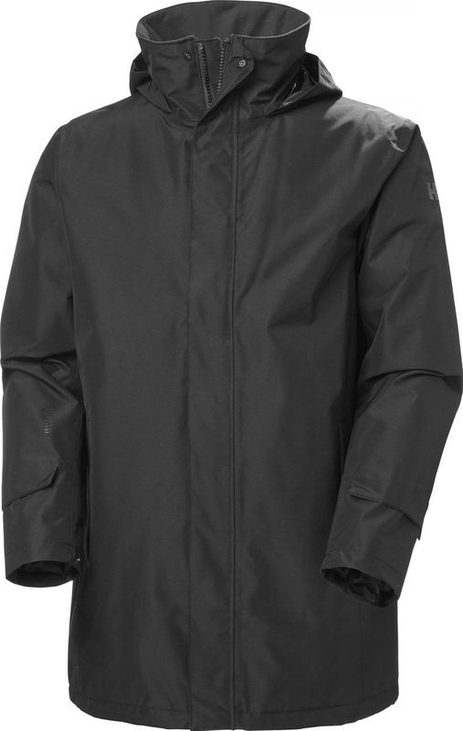 Helly Hansen - Dubliner - Geïsoleerd Long Jacket - Zwart - PrimaLoft