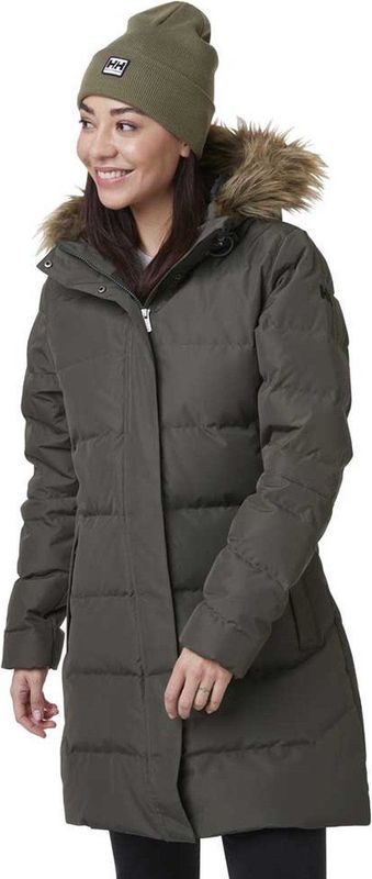 Helly Hansen - Vrouwelijke Parka - Donzen - Zwart - Waterdicht - Ademend