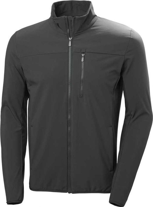 Helly Hansen - Crew Softshell Jacket 2.0 - Jas - Ebony - Gerecycled Polyester