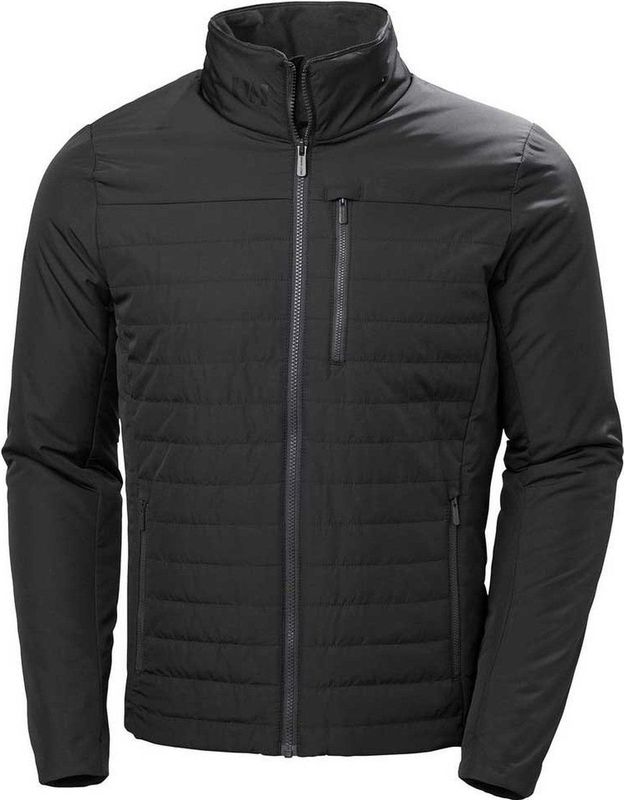 Helly Hansen - Crew Insulator Jacket 2.0 - Jas - Ebony - Lichtgewicht - Geïsoleerd Zeiljack