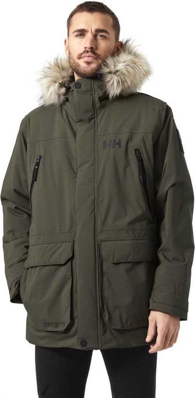 Helly Hansen - Men Reine Parka - Winterjas - Utility Green - Polyester