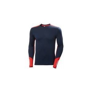Helly Hansen - Lifa Merino Midweight Crew - Ondershirt - Navy - 57% Merino Wol