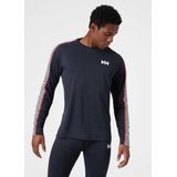 Lifa - Active Stripe Crew - Thermobroek - Zwart - 65% Gerecycled Polyester