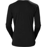 Helly Hansen Lifa Active Stripe Crew Lange Mouwen Basislaag Zwart Vrouw