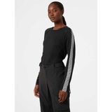 Helly Hansen Lifa Active Stripe Crew Lange Mouwen Basislaag Zwart Vrouw