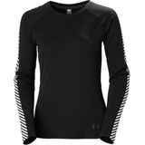 Helly Hansen Lifa Active Stripe Crew Lange Mouwen Basislaag Zwart Vrouw