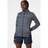 Luhta W Crew Fleece Jacket - Navy stripe - Outdoor Kleding - Fleeces en Truien - Fleece