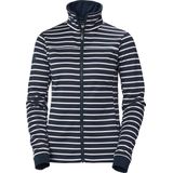 Luhta W Crew Fleece Jacket - Navy stripe - Outdoor Kleding - Fleeces en Truien - Fleece