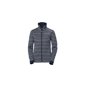 Helly Hansen - Crew Fleece Jacket - Jas - Navy Stripe - 100% Polyester