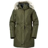 Helly Hansen - Senja Parka - Dames Trenchcoat - Utility Green - 100% Gerecycled Polyester