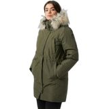Helly Hansen - Senja Parka - Dames Trenchcoat - Utility Green - 100% Gerecycled Polyester