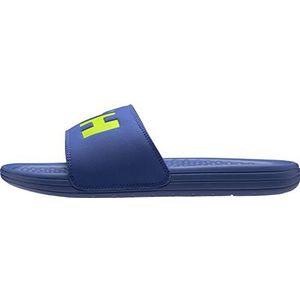 Helly Hansen Heren Slide sandaal, Olympisch Blauw Azid Lime, 46 EU