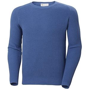 Helly Hansen Heren Dock Ribknit Trui, Azuriet, 2XL, Azuriet, XXL