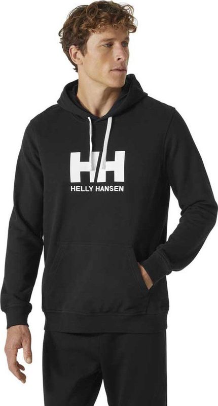 Helly Hansen - Logo Hoodie - Zwart - Katoen