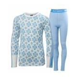 Helly Hansen - Graphic Lifa Merino - Baselayerset - Bright Blue