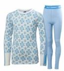 Helly Hansen - Graphic Lifa Merino - Baselayerset - Bright Blue