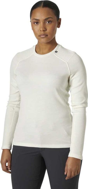 Helly Hansen - Lifa Merino Midweight Crew - Lange Mouwen Basislaag - Zwart - Merinowol