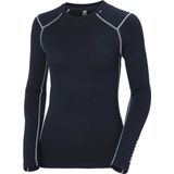 Helly Hansen - Lifa Merino Midweight Crew - Ondershirt - Navy - 57% Merino Wol / 43% Polypropyleen